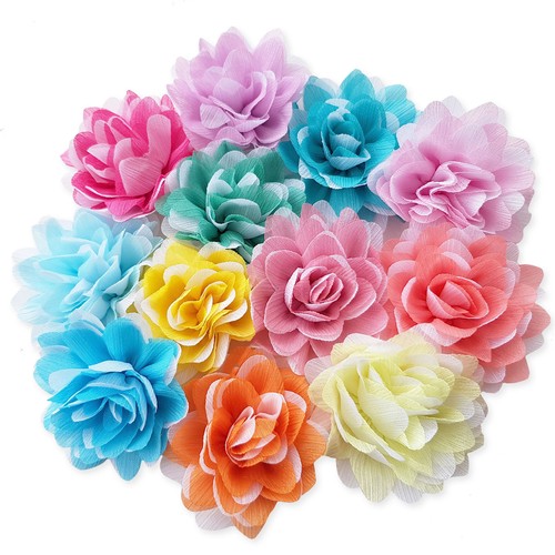 Fermagli fiori capelli tessuto